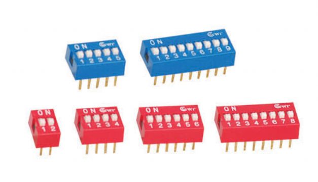 2-12 Positions Slide Type Dip Switch